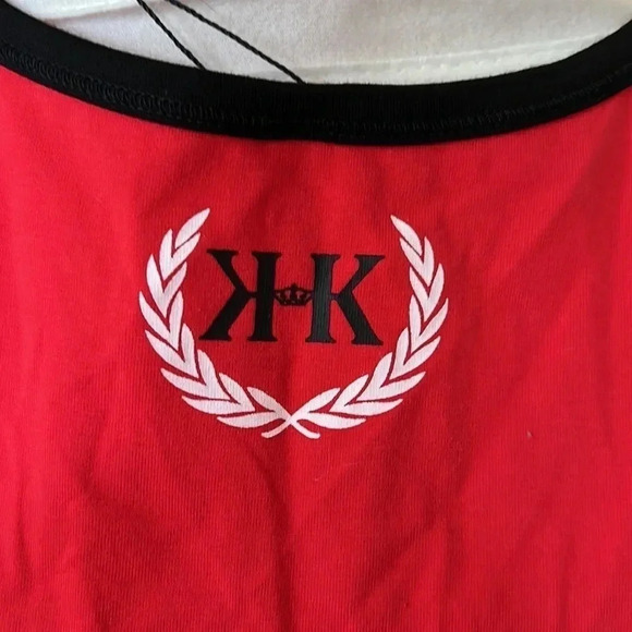 Y2K,Men muscle tee shirt, School of Hard Knox,Red & black.graphic,summer, 90s - Picture 6 of 9